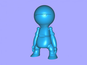 robot free 3d model - download stl file Toys Machinery toy 3d print model - Mito3D