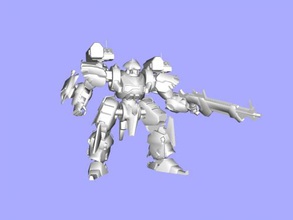 robot gun free 3d model - download obj file Toys Machinery armed dangerous 3d print model - Mito3D