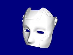 robot maskesi ücretsiz 3d model download stl dosyası Moda Aksesuarlar ilginç fütüristik maske dosya 3d print model - Mito3D