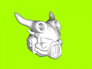 rock helmet free 3d model - download obj file Toys Games biker gang attribute 3d print model - Mito3D