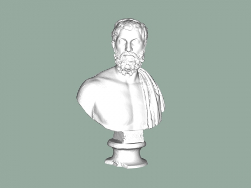 roman bust free 3d model - download stl file Art Sculpture mentor ancient romans 3D print model - Mito3D