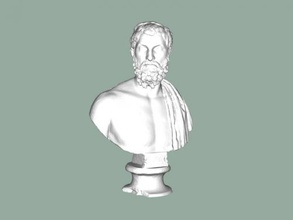 roman bust free 3d model - download stl file Art Sculpture mentor ancient romans 3d print model - Mito3D