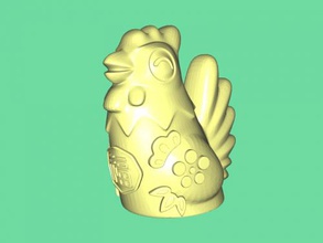 rooster toys animals 3d print model - Mito3D