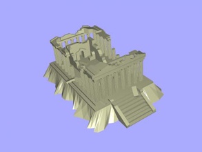 ruins art architecture 3d print model - Mito3D