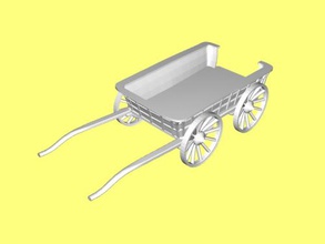 rustic wagon toys machinery 3d print model - Mito3D
