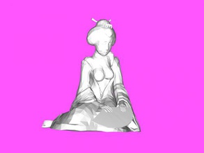 traurig geisha spielzeuge 3d print model - Mito3D