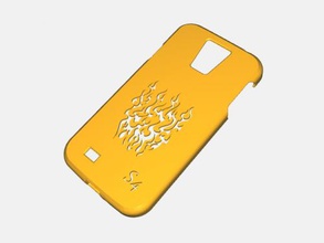samsung galaxy s4 case free 3d model - download stl file Gadgets Phones flammable 3d print model - Mito3D