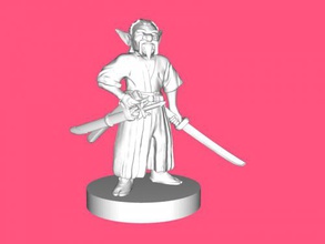 samurai duende juguetes juegos 3d print model - Mito3D