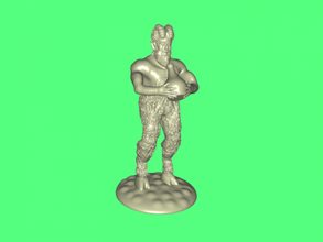 satyr statue free 3d model - download stl file Art Sculpture forest god greek mythology 3d print model - Mito3D