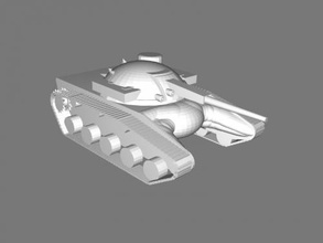 carroñero tanque juguetes maquinaria 3d print model - Mito3D