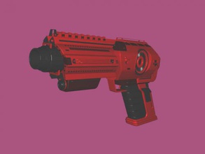 sci-fi blaster ücretsiz 3d model download n dosya Oyuncaklar Silah inanılmaz silah gelecek 3d print model - Mito3D