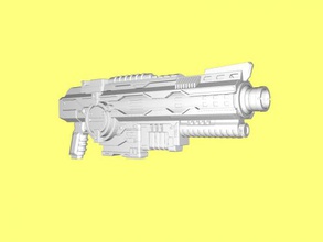 sci-fi gun free 3d model - download stl file Toys Weapon another weapon future 3d print model - Mito3D