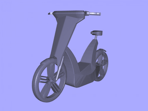 scooter free 3d model - download stl file Toys Machinery electric 3d print model - Mito3D