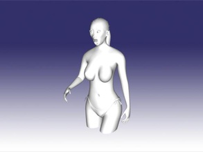screaming girl toys people 3d print model - Mito3D