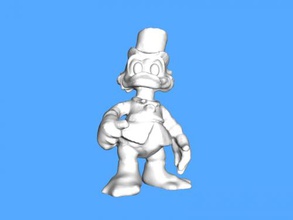 scrooge mcduck jouets dessins animés 3d print model - Mito3D