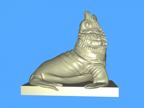 sea lion free 3d model - download stl file Toys Animals beautiful animal loud roar 3d print model - Mito3D