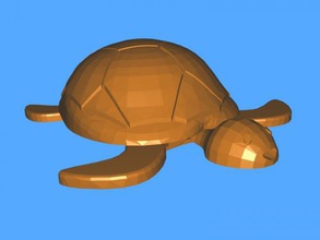 sea turtle toys animals 3d print model - Mito3D