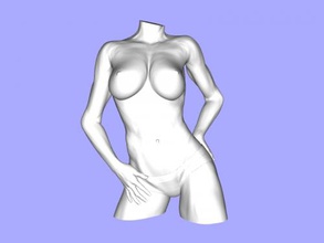 seductive body art sculpture 3d print model - Mito3D