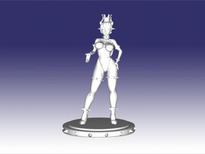 sexy bowsette toys games 3d print model - Mito3D