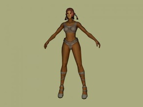 sexy fighter obj toys people 3d print model - Mito3D