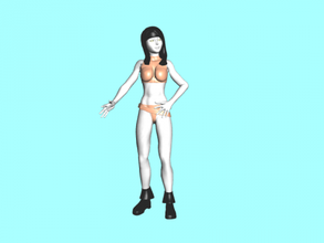 sexy niña obj juguetes personas 3d print model - Mito3D
