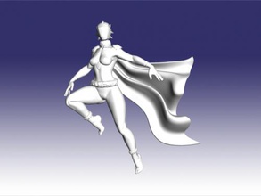 sexy superhero toys cartoons 3d print model - Mito3D