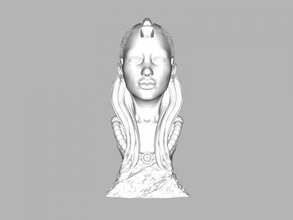 chaman buste art sculpture 3d print model - Mito3D