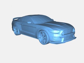 shelby mustang gt350r toys machinery 3d print model - Mito3D