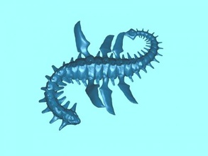 shell leviathan free 3d model - download stl file Toys Animals protected sea monster 3d print model - Mito3D
