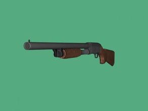 shotgun free 3d model download n dosya Oyuncaklar Silah gerçekçi silah 3d print model - Mito3D