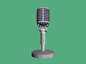 shure 55 free 3d model - download obj file Toys Machinery variety microphone 3d print model - Mito3D