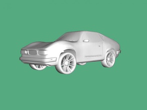 simple car free 3d model - download obj file Toys Machinery but high-quality toy 3d print model - Mito3D