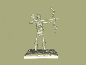 esqueleto arqueiro livre modelo 3d - download de arquivo stl Brinquedos Desenhos animados fada caráter bélico 3d print model - Mito3D