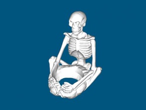 scheletro arte scultura 3d print model - Mito3D