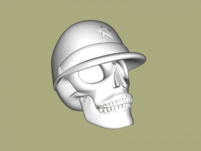 skull cap free 3d model - download stl file Art Sculpture fashionable 3d print model - Mito3D