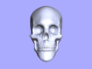 cráneo figurilla obj arte escultura 3d print model - Mito3D