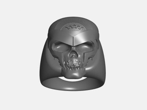 skull ring fashion ornaments 3d print model - Mito3D