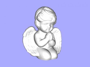 sky angel art sculpture 3d print model - Mito3D