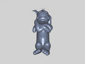 dormido tom juguetes caricaturas 3d print model - Mito3D
