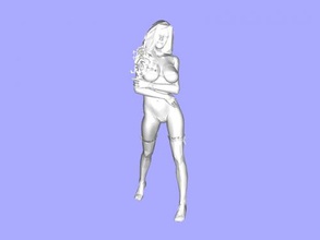 slender girl toys people 3d print model - Mito3D