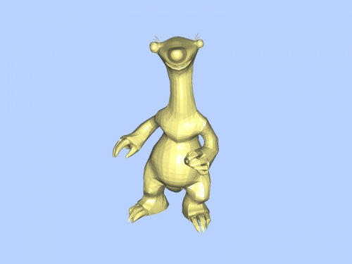 sloth sid toys cartoons 3D print model - Mito3D