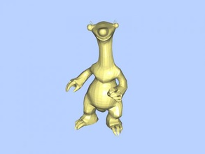 sloth sid toys cartoons 3d print model - Mito3D