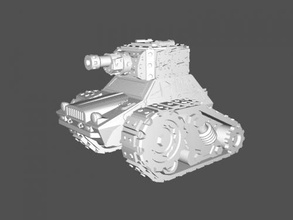 small tank free 3d model - download stl file Toys Machinery funny all-terrain 3d print model - Mito3D