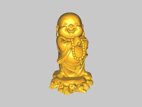 sorriso monge livre modelo 3d - download de arquivo stl A casa Os acessórios feliz gordo 3d print model - Mito3D