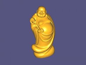 smiling god art sculpture 3d print model - Mito3D