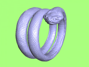 serpente pulseira moda enfeites 3d print model - Mito3D