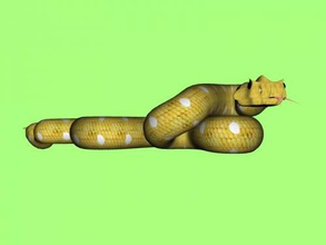 snake 3d sem modelo - baixar arquivo obj Brinquedos Animais perigosa cobra 3d print model - Mito3D