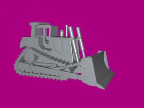 snow arado tractor juguetes maquinaria 3d print model - Mito3D