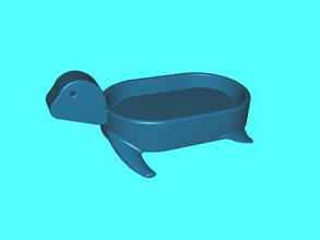 soap dish-turtle free 3d model - download stl file Home Bathroom simple stylish solution bathroom 3d print model - Mito3D