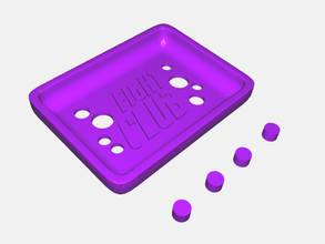 porte-savon gratuit modèle 3d - téléchargement de fichier stl La maison salle bains fight club savon 3d print model - Mito3D